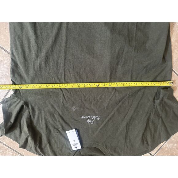 NWT Polo Ralph Lauren XL Basic Cotton Logo Tee T Shirt Green Classic Fit - Picture 10 of 10